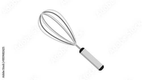 Stainless Steel Whisk with Handle.