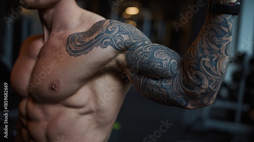 tattoo in muscle