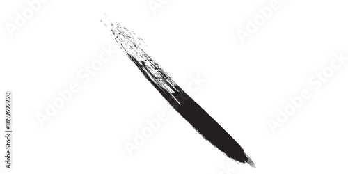 A single asparagus spear isolated on a white background with a textured appearance.