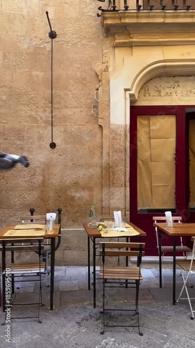 cafe tables and chairs