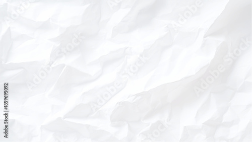 Crumpled white paper texture background