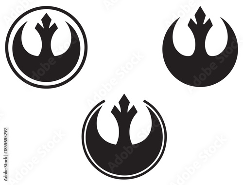 REBEL ALLIANCE SYMBOL SILHOUETTE
