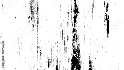 Grunge texture with black streaks on white surface