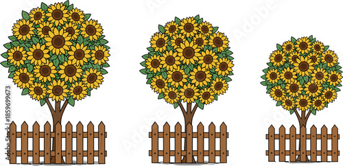 Vintage street lamp silhouettes with park benches, classic wrought iron lamppost designs isolated on white background illustration for urban decor concepts