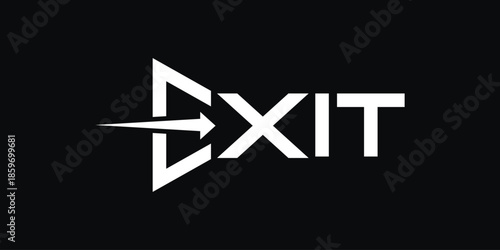 text exit logo design inspiration