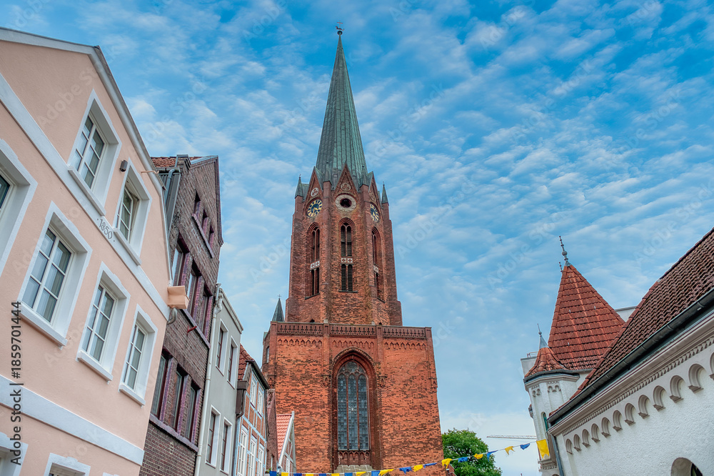 Obraz premium The Hanseatic City of Buxtehude is a city located in the Stade district of Lower Saxony, Germany.