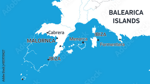 Title: of traditional and landmarks from the Balearic Islands including a boat, windmill, and