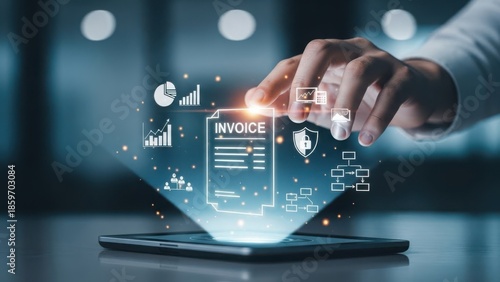 Secure digital invoice management