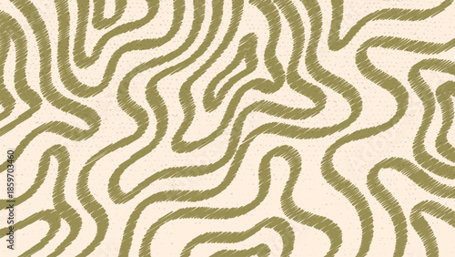 Abstract Topographic Lines Brown Texture Gray Background.Vector Illustration