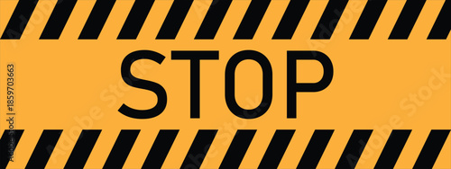 caution yellow sign. warning with black tab, vector illustration.Black and yellow line striped. Caution tape. Vector illustration .Blank warning background.