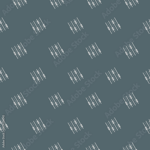 Sound mixer controller isolated seamless pattern on color background