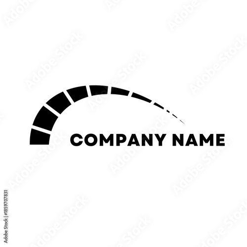 Speed meter logo design for automotive branding, performance gauge logo icon, racing speed symbol logo, modern motion transport logo, acceleration inspired logo template.