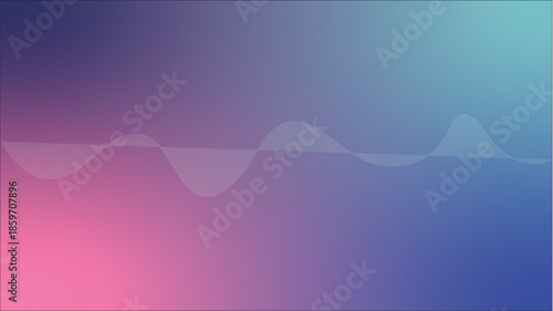 Abstract Gradient Wave Background Design