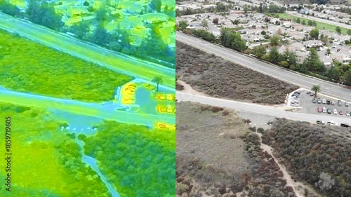 A Search and Rescue SAR Training Video to help teach people how to use Infrared technology to interpret terrain and find lost subjects on a a hiking and Horse Trail with a drone