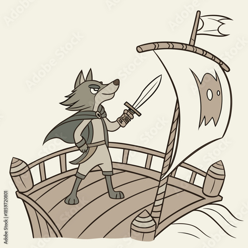 Pirate Wolf Sea Raider 1