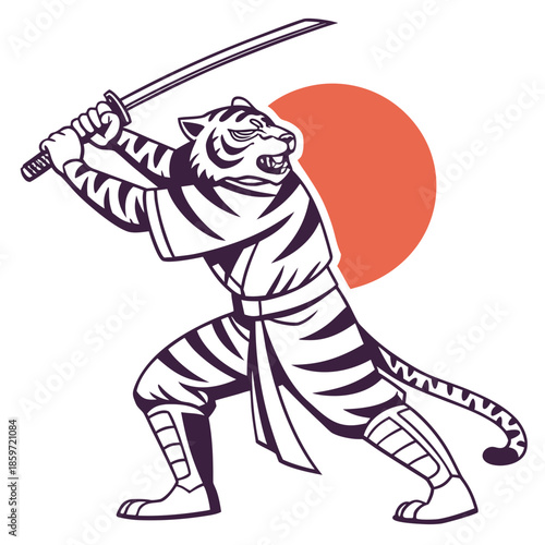 Samurai Tiger Warrior 1