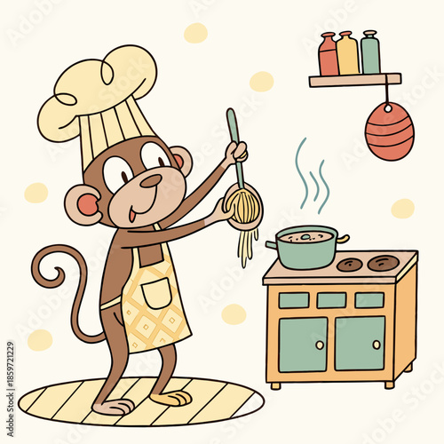 Chef Monkey Kitchen Hustle 1