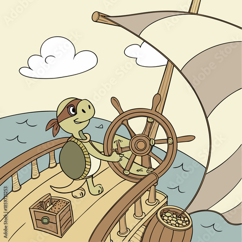 Pirate Turtle Captain