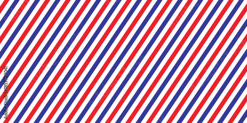 Airmail Envelope frame images with strips. International vintage letter border. Retro air mail postcard with blue and red stripes. Empty classic postal frame. Vector illustration