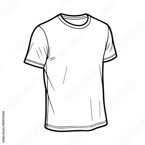 Simple white t-shirt