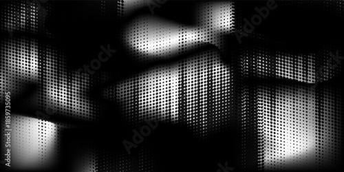 Abstract retro grunge seamless pattern. Urban art texture with paint splashes, chaotic shapes, lines, dots, patches.