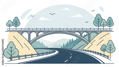 bridge over the river