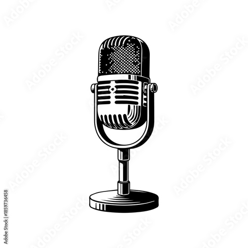 Vintage microphone