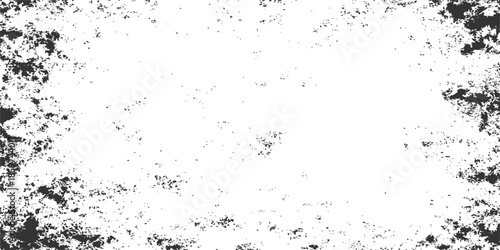 An abstract black grunge background features a dirty texture with green ink splatters and liquid water drop patterns in a vector art illustration design