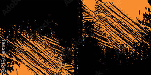 orange black brush Car sticker wrap pattern banner abstract sporty lines black orange color combination grunge brush.