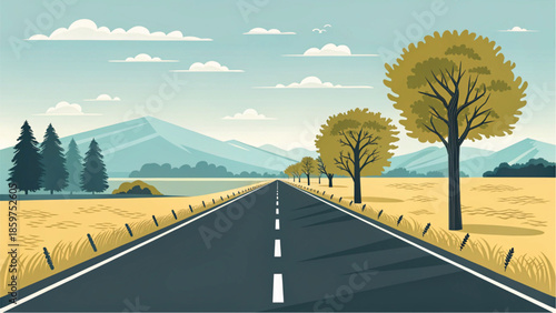 road to the mountains