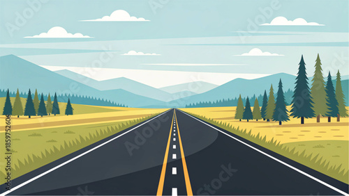 road to the mountains