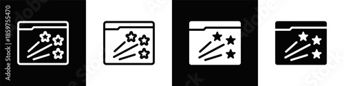 Feedback Dual Monochrome Icon Set