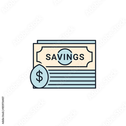 Digital Illustration of Savings and Financial Planning for Economic Growth