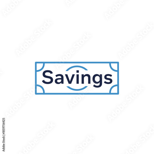 Digital Savings Concept Illustration for Financial Growth and Budgeting