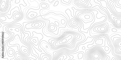 Abstract topographic map wave line n transparent background