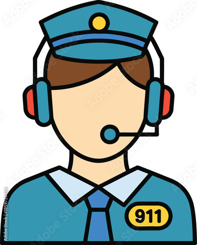 Emergency Operator Assisting with Medical Emergency Response Situation