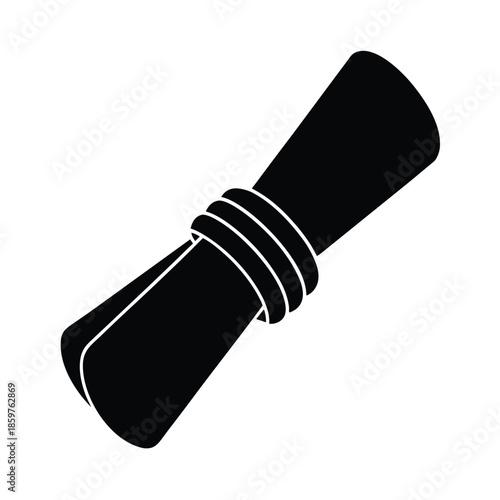 Simple Black Push Pin Icon