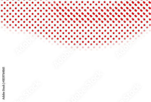 Vibrant red star pattern on white background for design