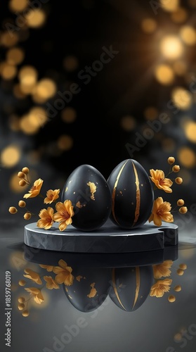 golden christmas egg