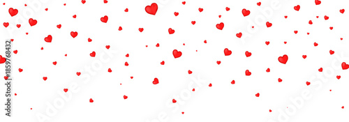 Romantic dating card, elegant valentine poster. Red heart border, festive holiday background design.