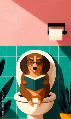 UN CANE SIMPATICO SUL WATER 