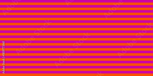Seamless horizontal stripe pattern with bold pink and orange lines. Bright abstract background with modern minimal style, ideal for wallpaper, textiles, packaging, branding and vibrant graphic design.