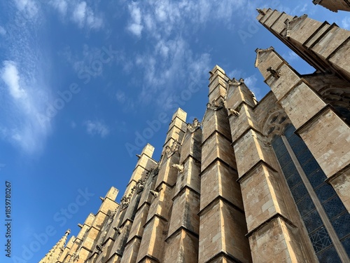 The Cathedral of Santa Maria of Palma, locally known as La Seu in Palma, Spain