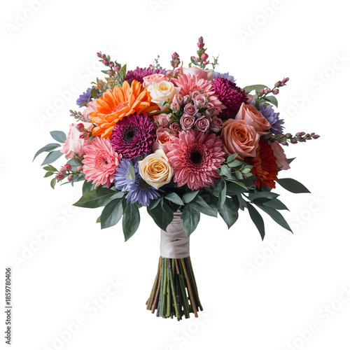 Beautiful Bouquet of Assorted Flowers Arranged for a Special Event or Celebra...