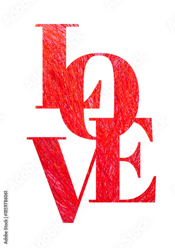 Valentine Day vector card. Hand drawn pen doodle hearts