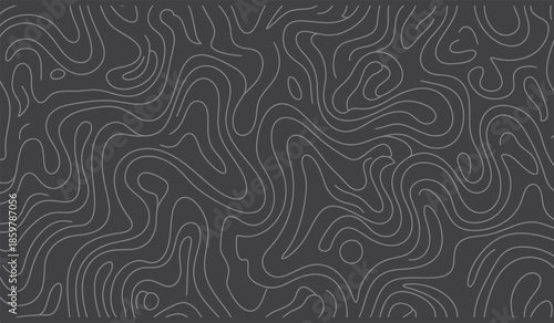 Dynamic Abstract Wavy Line Pattern Organic Flow and Contour Design for Modern Graphics