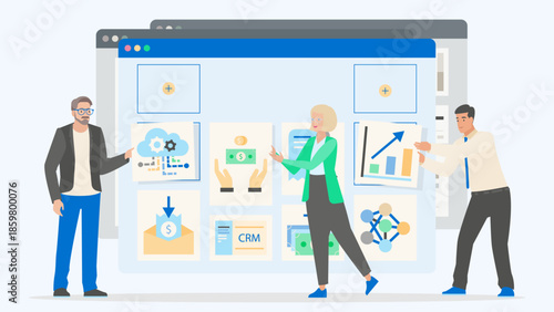 Business Process Organisation x Workflow x Front-end x Back-end x Project Management