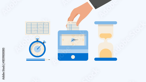 Stopwatch x Clock x Hourglass x Time Management