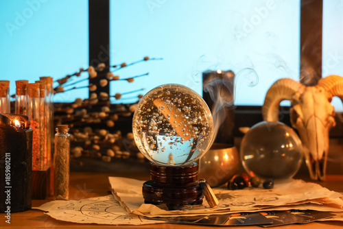 Crystal ball and magic attr...