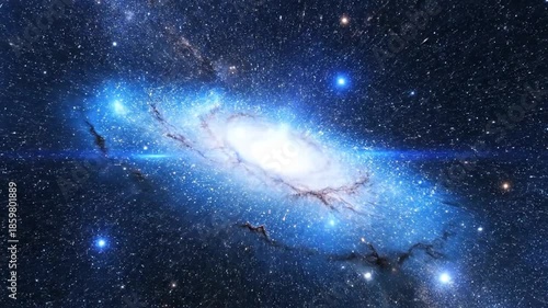 Cosmic nebulae and stars abstract space background design for science and technology